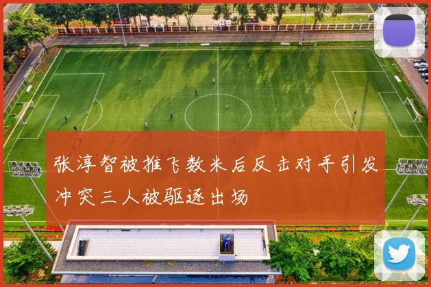 张淳智被推飞数米后反击对手引发冲突三人被驱逐出场